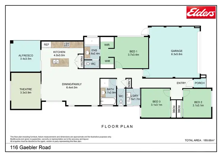 Floorplan of Homely house listing, 116 Gaebler Road, Hammond Park WA 6164