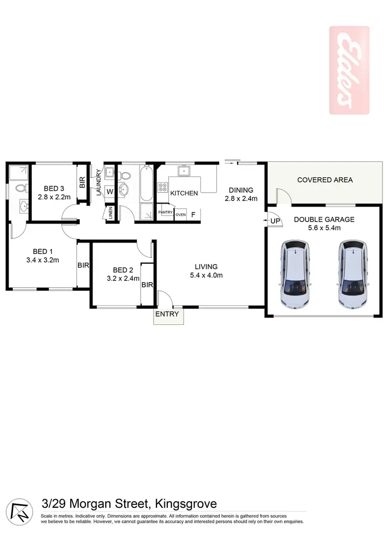 Floorplan of Homely villa listing, 3/29 Morgan Street, Kingsgrove NSW 2208
