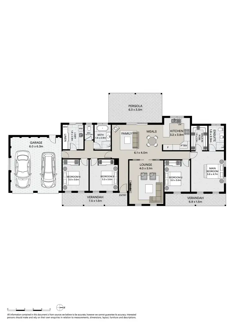 Floorplan of Homely rural property listing, 1085 Urana Road, Jindera NSW 2642