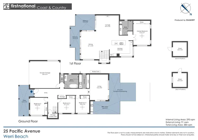 Floorplan of Homely house listing, 25 Pacific Avenue, Werri Beach NSW 2534
