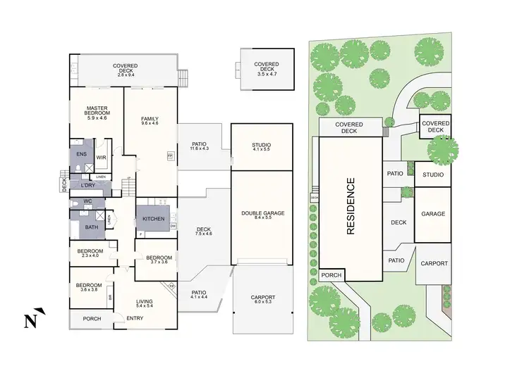 Floorplan of Homely house listing, 9 Crowley Road, Healesville VIC 3777