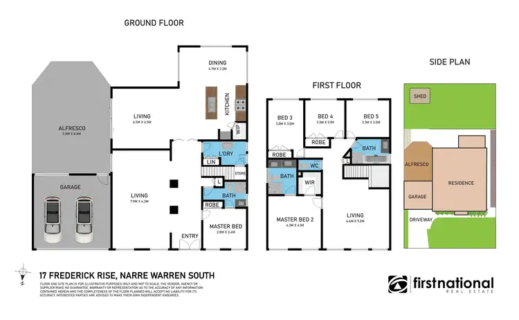 Floorplan of Homely house listing, 17 Frederick Rise, Narre Warren South VIC 3805