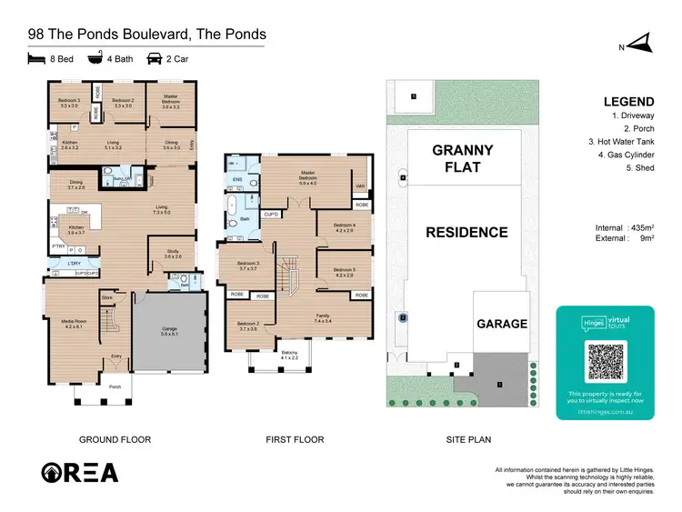 Floorplan of Homely house listing, 98 The Ponds Boulevard, The Ponds NSW 2769