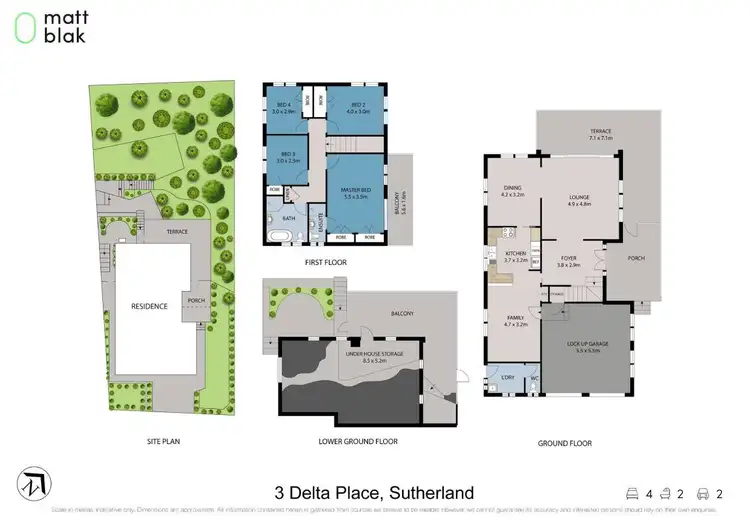 Floorplan of Homely house listing, 3 Delta Place, Sutherland NSW 2232