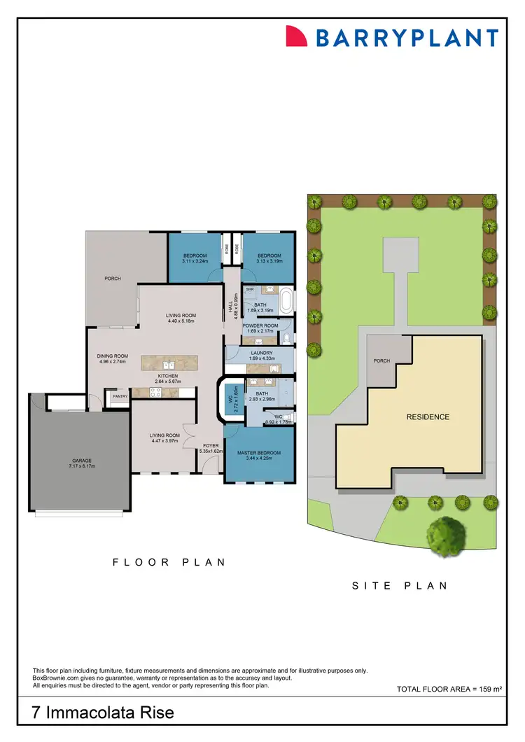 Floorplan of Homely house listing, 7 Immacolatta Rise, Red Cliffs VIC 3496