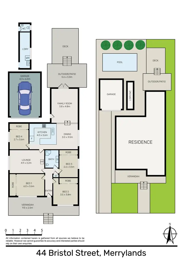 Floorplan of Homely house listing, 44 Bristol Street, Merrylands NSW 2160