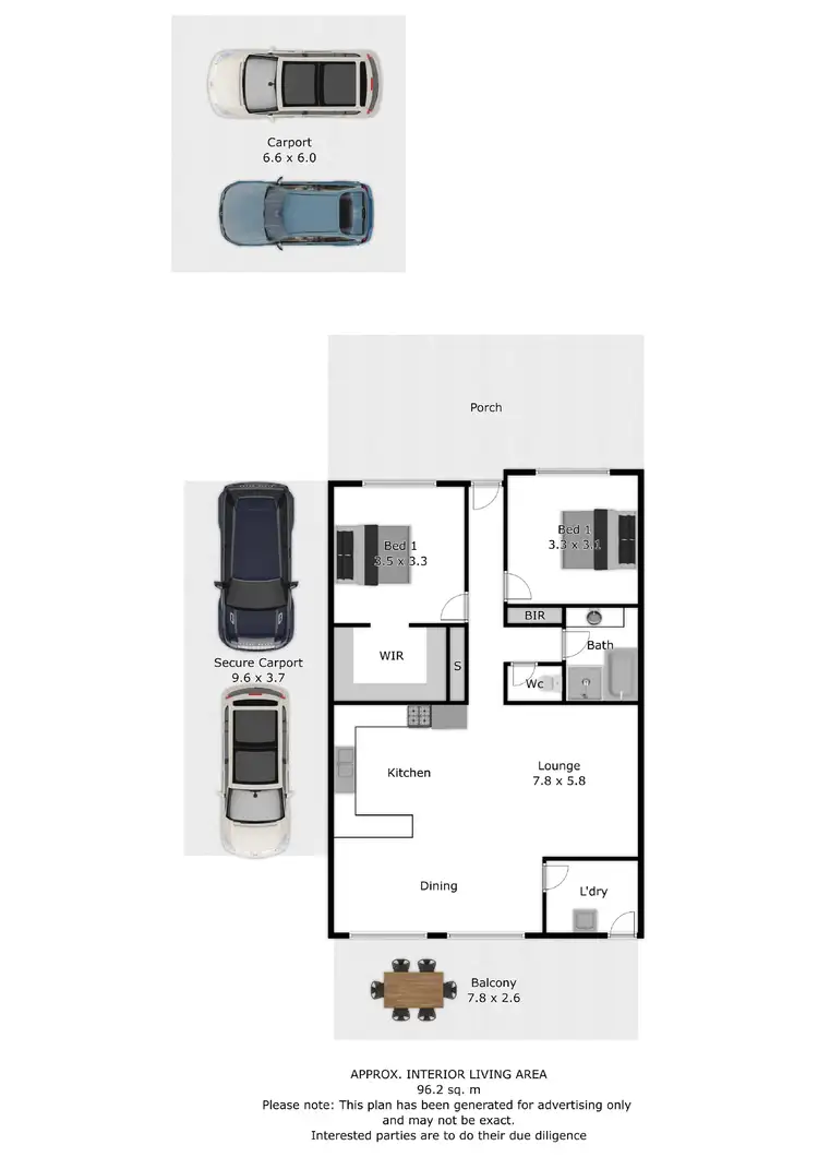 Floorplan of Homely unit listing, 29C Mullins Road, Killara VIC 3691