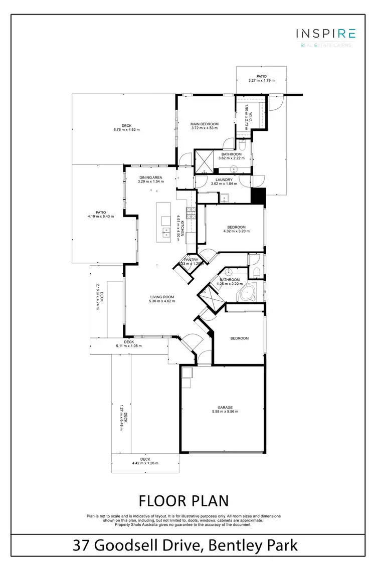 Floorplan of Homely house listing, 37 Goodsell Drive, Bentley Park QLD 4869
