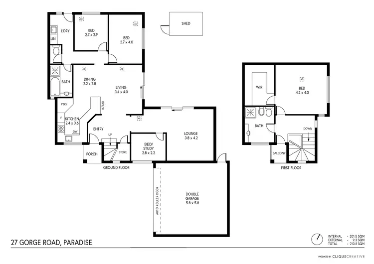 Floorplan of Homely house listing, 27 Gorge Road, Paradise SA 5075