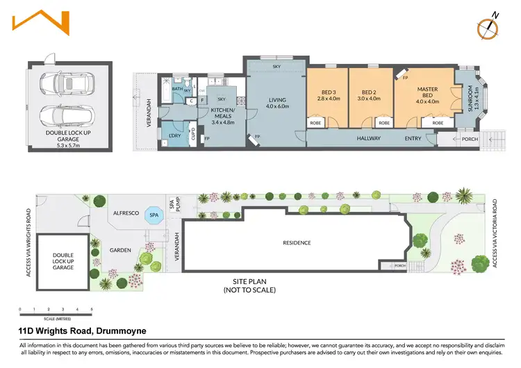 Floorplan of Homely house listing, 11D Wrights Road, Drummoyne NSW 2047