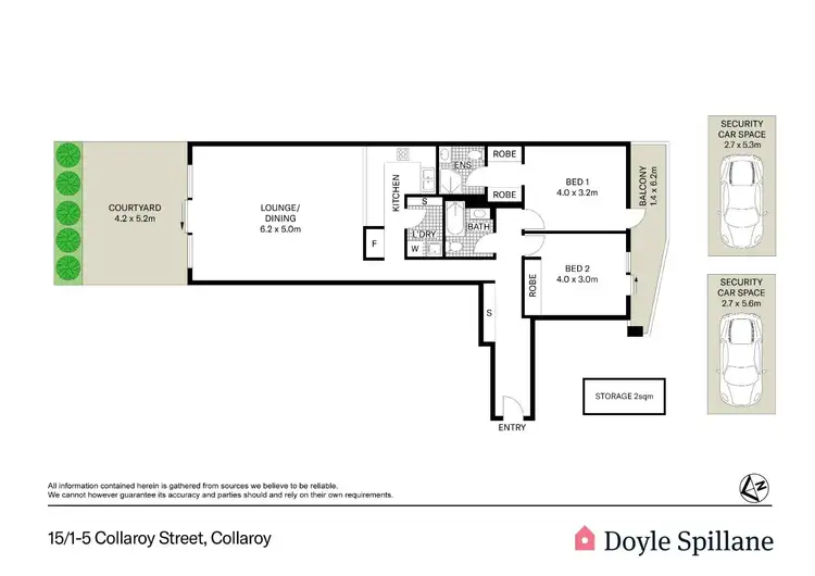 Floorplan of Homely apartment listing, 15/1-5 Collaroy Street, Collaroy NSW 2097