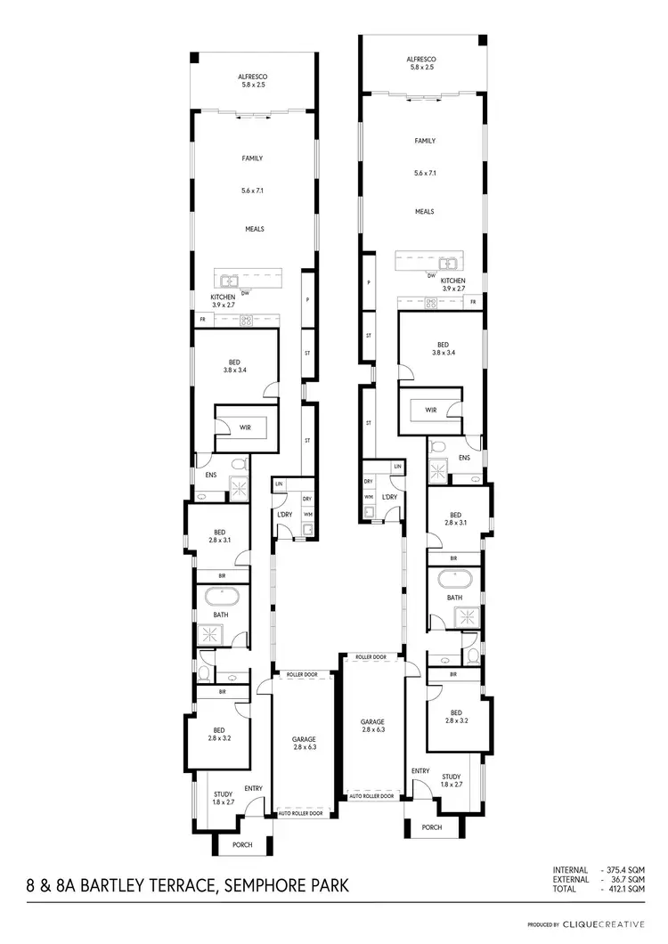 Floorplan of Homely house listing, 8 Bartley Terrace, Semaphore Park SA 5019