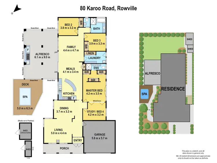 Floorplan of Homely house listing, 80 Karoo Road, Rowville VIC 3178