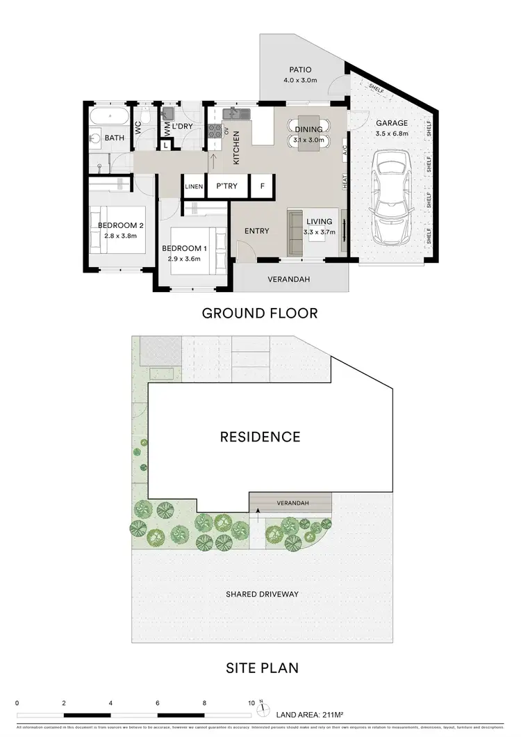 Floorplan of Homely unit listing, 2/55 Haugh Street, Lovely Banks VIC 3213
