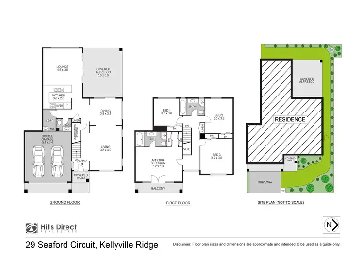Floorplan of Homely house listing, 29 Seaford Circuit, Kellyville Ridge NSW 2155