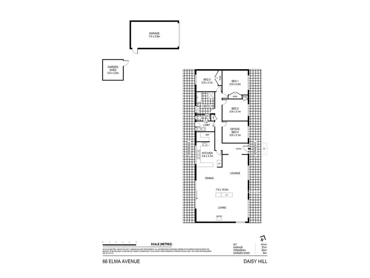 Floorplan of Homely house listing, 66 Elma Court, Daisy Hill VIC 3465