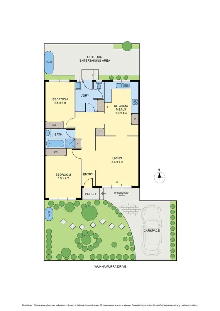 Floorplan of Homely villa listing, 2/67 Milleara Road, Keilor East VIC 3033