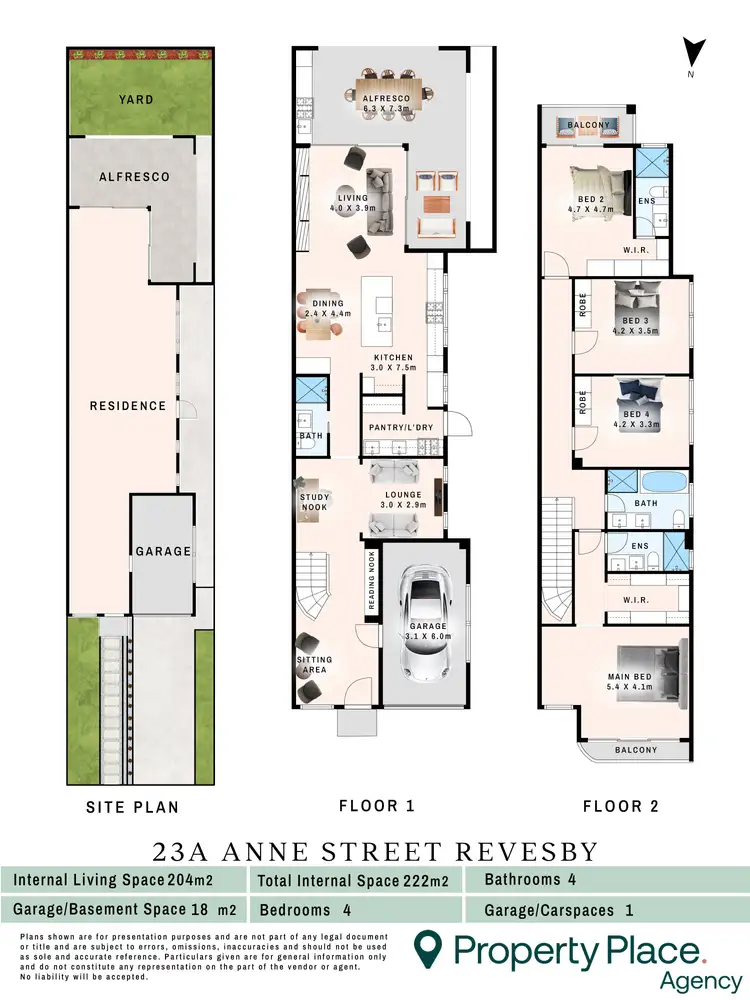 Floorplan of Homely semi-detached listing, 23A Anne Street, Revesby NSW 2212