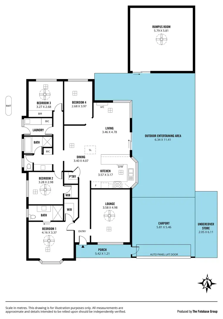 Floorplan of Homely house listing, 5 Darley Circuit, Noarlunga Downs SA 5168