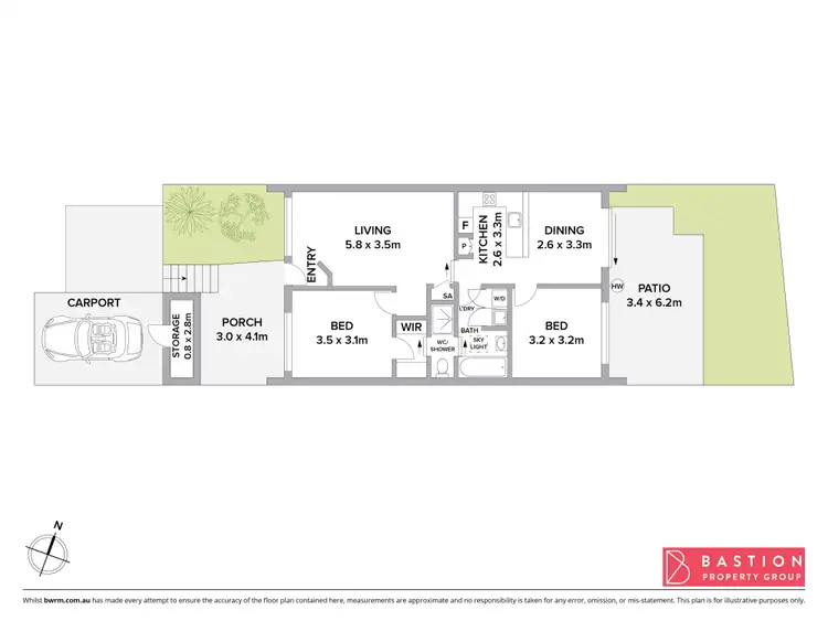 Floorplan of Homely townhouse listing, 15/215 Kosciuszko Avenue, Palmerston ACT 2913