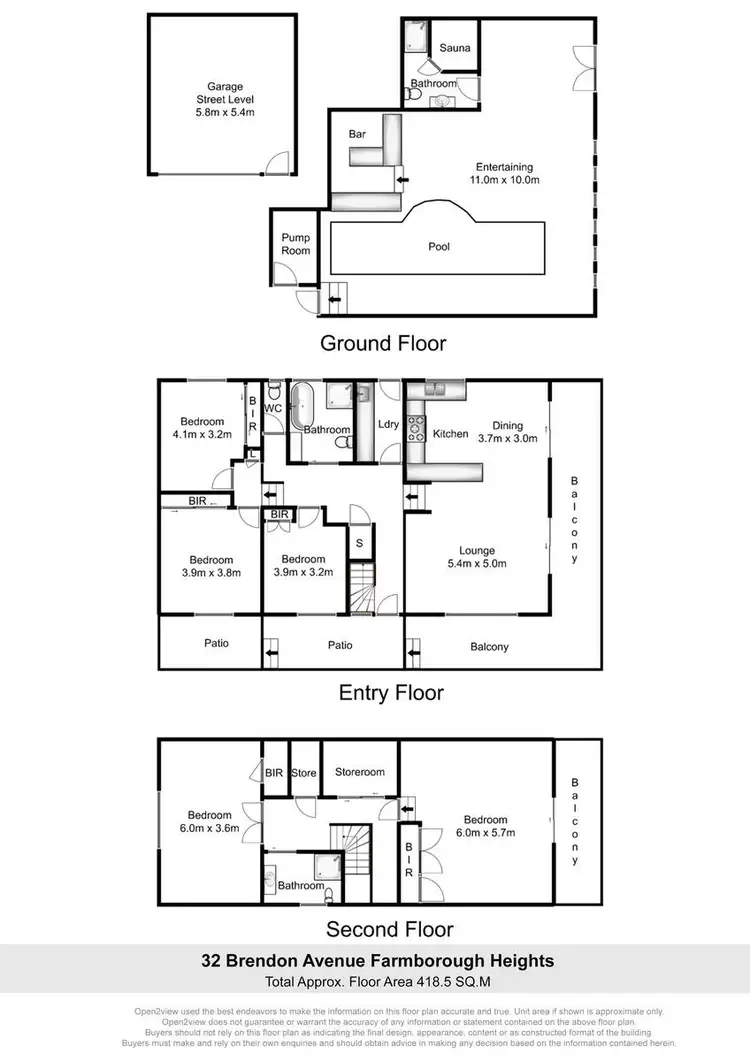 Floorplan of Homely house listing, 32 Brendon Avenue, Farmborough Heights NSW 2526