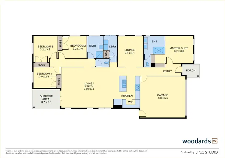 Floorplan of Homely house listing, 53 Delia Avenue, Sunbury VIC 3429
