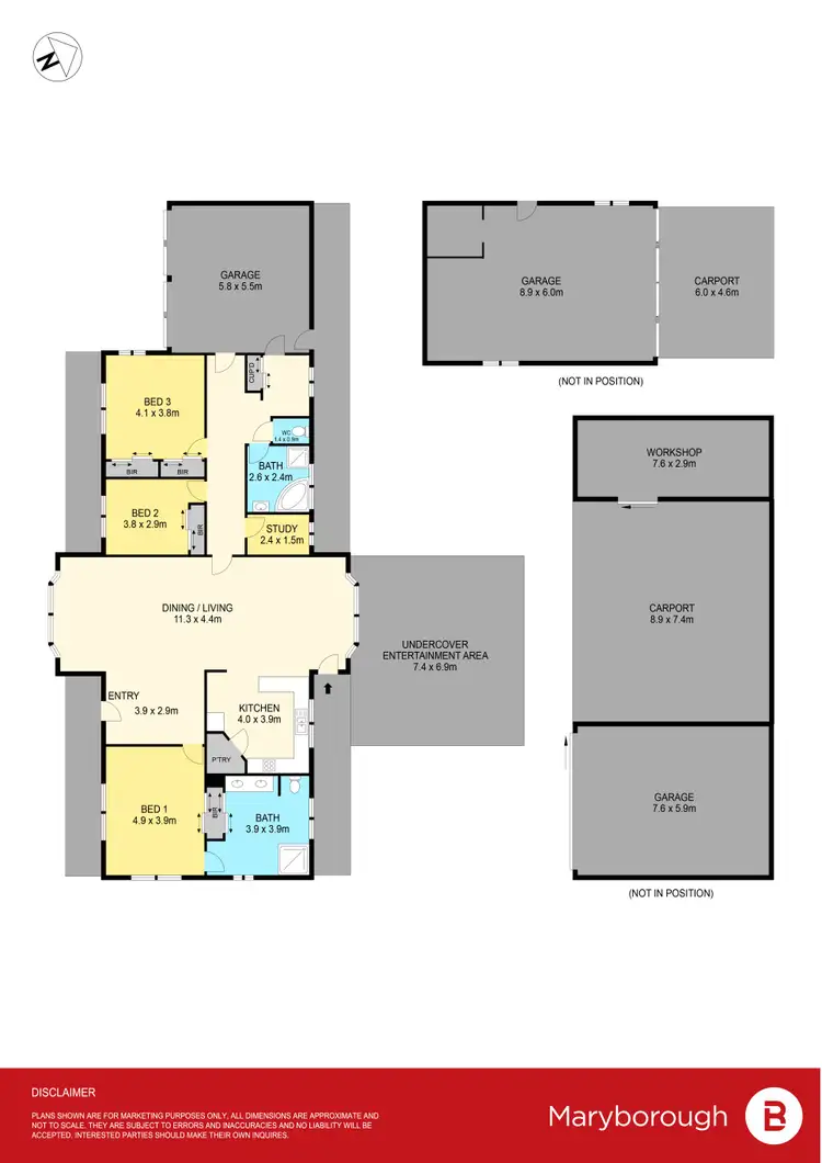Floorplan of Homely house listing, 91 Dehnerts Road, Daisy Hill VIC 3465