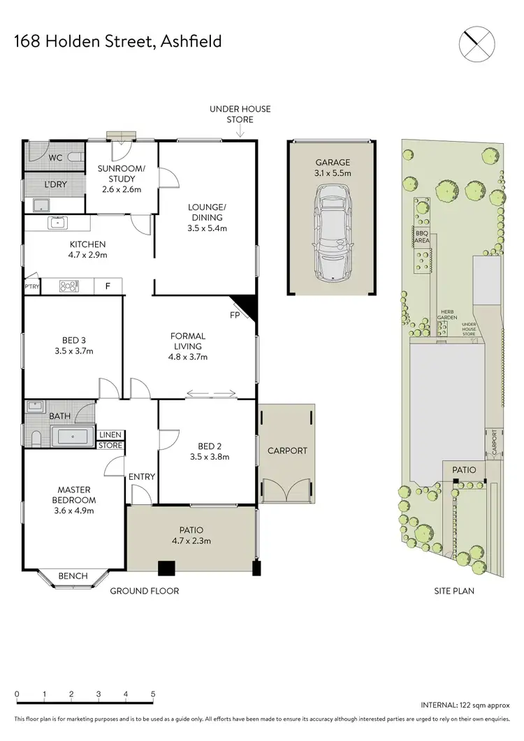 Floorplan of Homely house listing, 168 Holden Street, Ashfield NSW 2131