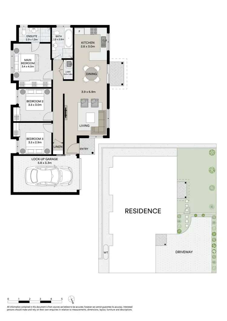 Floorplan of Homely semi-detached listing, 30A Ocean View Road, Gorokan NSW 2263