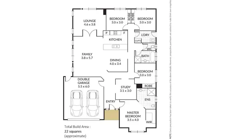 Floorplan of Homely house listing, 4 Summer Court, Harkness VIC 3337