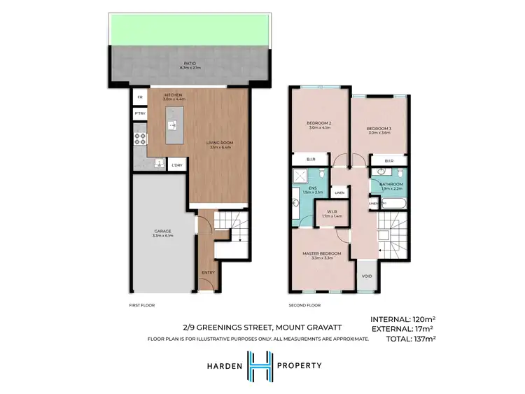 Floorplan of Homely townhouse listing, 2/9 Greening Street, Mount Gravatt QLD 4122