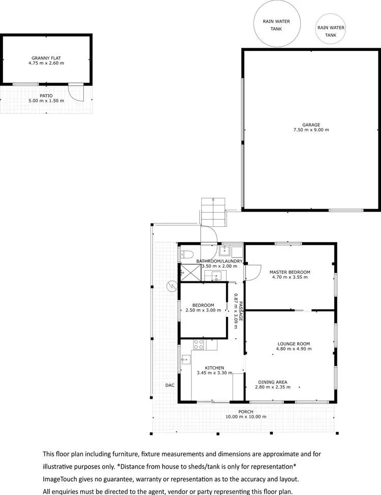 Floorplan of Homely house listing, 51 Esplanade, Coffin Bay SA 5607