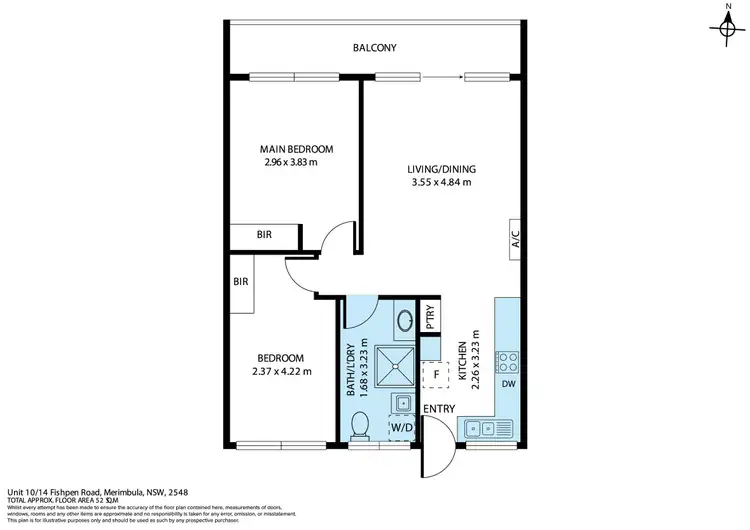 Floorplan of Homely unit listing, 10/14 Fishpen Road, Merimbula NSW 2548