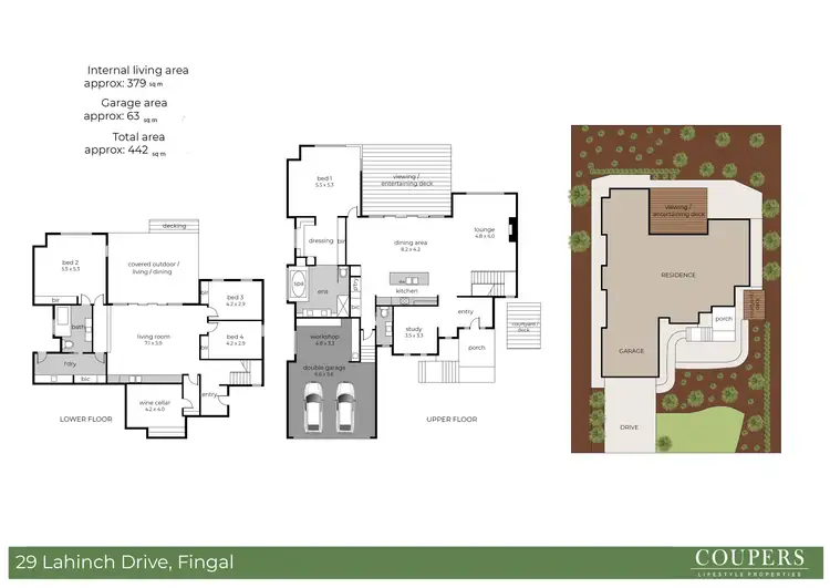 Floorplan of Homely house listing, 29 Lahinch Drive, Fingal VIC 3939