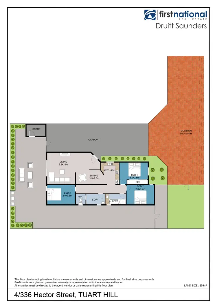 Floorplan of Homely villa listing, 4/336 Hector Street, Tuart Hill WA 6060