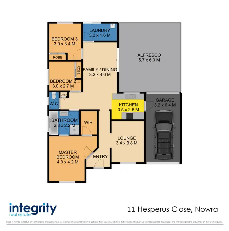 Floorplan of Homely house listing, 11 Hesperus Close, Nowra NSW 2541