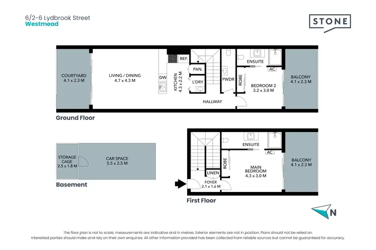Floorplan of Homely apartment listing, 6/2-6 Lydbrook Street, Westmead NSW 2145