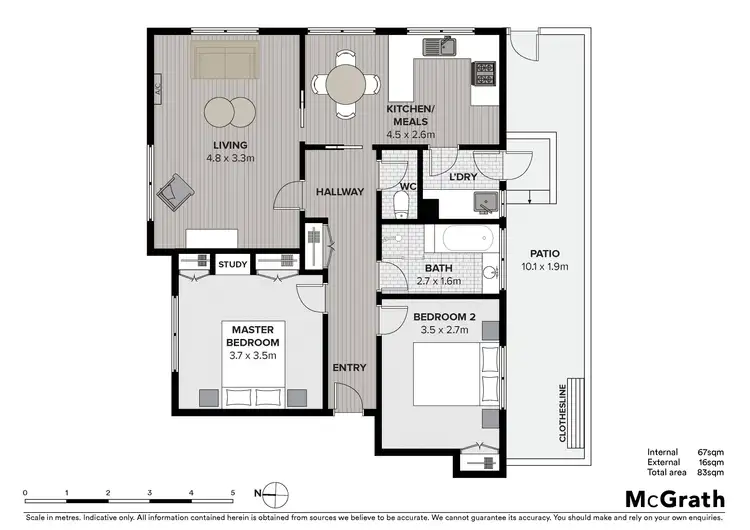 Floorplan of Homely unit listing, 2/11 Clyde Street, Kew East VIC 3102