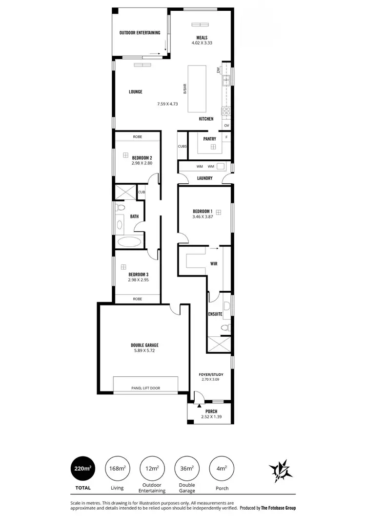 Floorplan of Homely house listing, 25B Greenbank Road, Athelstone SA 5076
