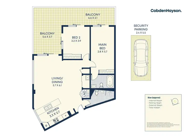Floorplan of Homely apartment listing, 505/11D Mashman Avenue, Kingsgrove NSW 2208