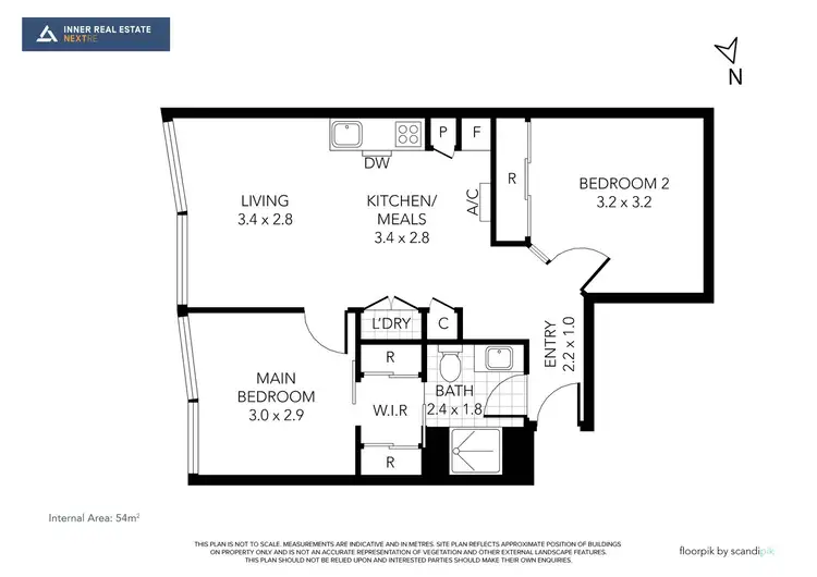 Floorplan of Homely apartment listing, 1005/315 La Trobe Street, Melbourne VIC 3000
