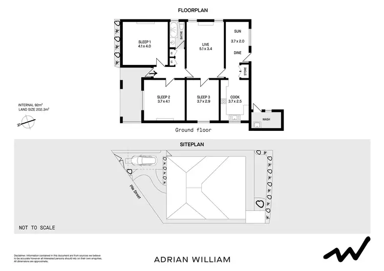 Floorplan of Homely house listing, 1 Pile Street, Dulwich Hill NSW 2203