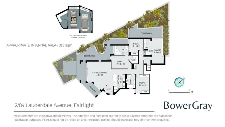 Floorplan of Homely apartment listing, 2/84 Lauderdale Avenue, Fairlight NSW 2094