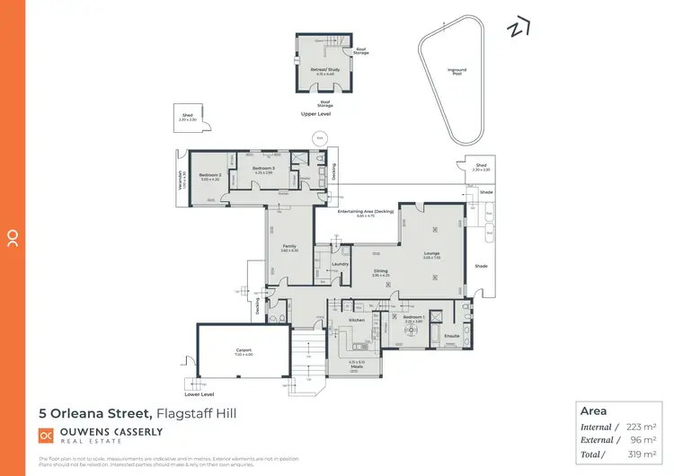 Floorplan of Homely house listing, 5 Orleana Street, Flagstaff Hill SA 5159