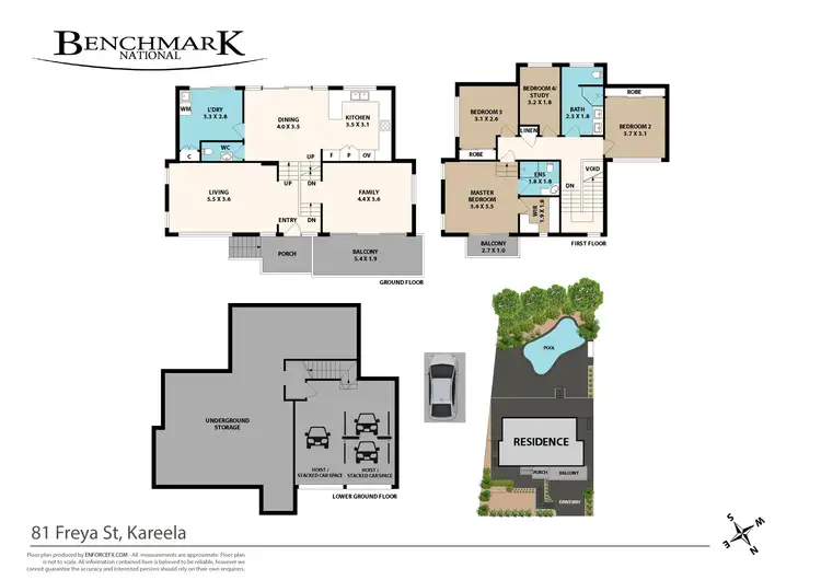 Floorplan of Homely house listing, 81 Freya Street, Kareela NSW 2232