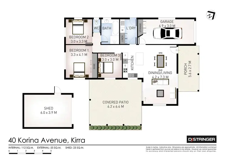 Floorplan of Homely house listing, 40 Korina Avenue, Kirra QLD 4225