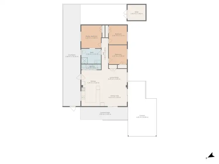 Floorplan of Homely unit listing, 8/69 Esmond Street, Emerald QLD 4720