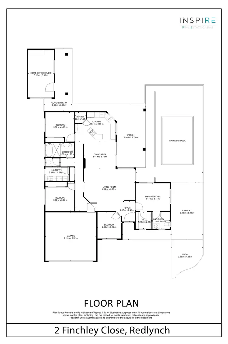 Floorplan of Homely house listing, 2 Finchley Close, Redlynch QLD 4870