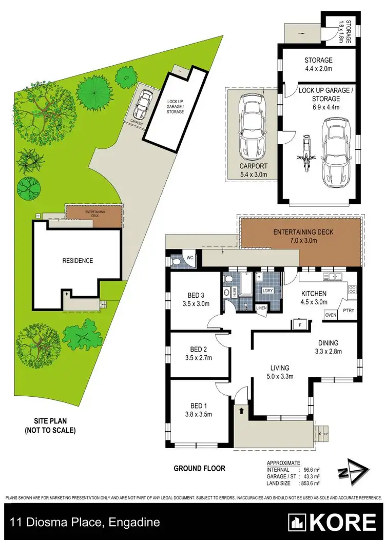 Floorplan of Homely house listing, 11 Diosma Place, Engadine NSW 2233