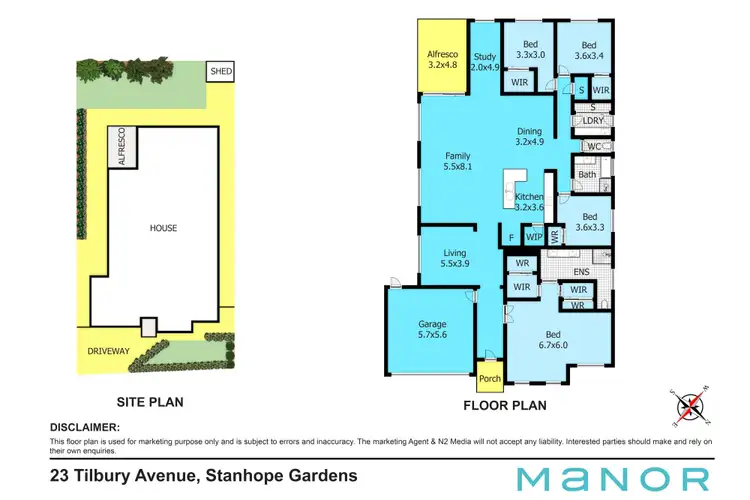 Floorplan of Homely house listing, 23 Tilbury Avenue, Stanhope Gardens NSW 2768